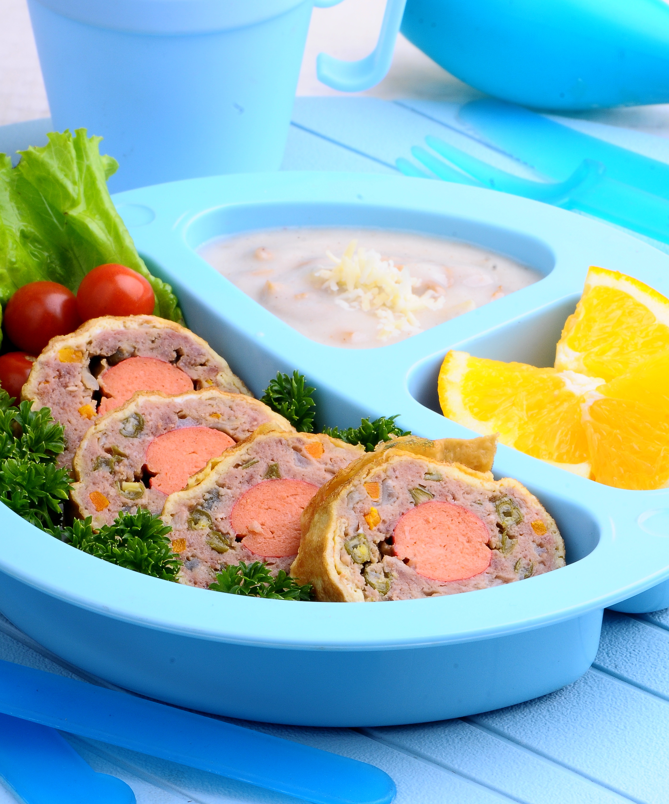 Mushroom Sauce Roulade Recipe Directions Morinaga Platinum